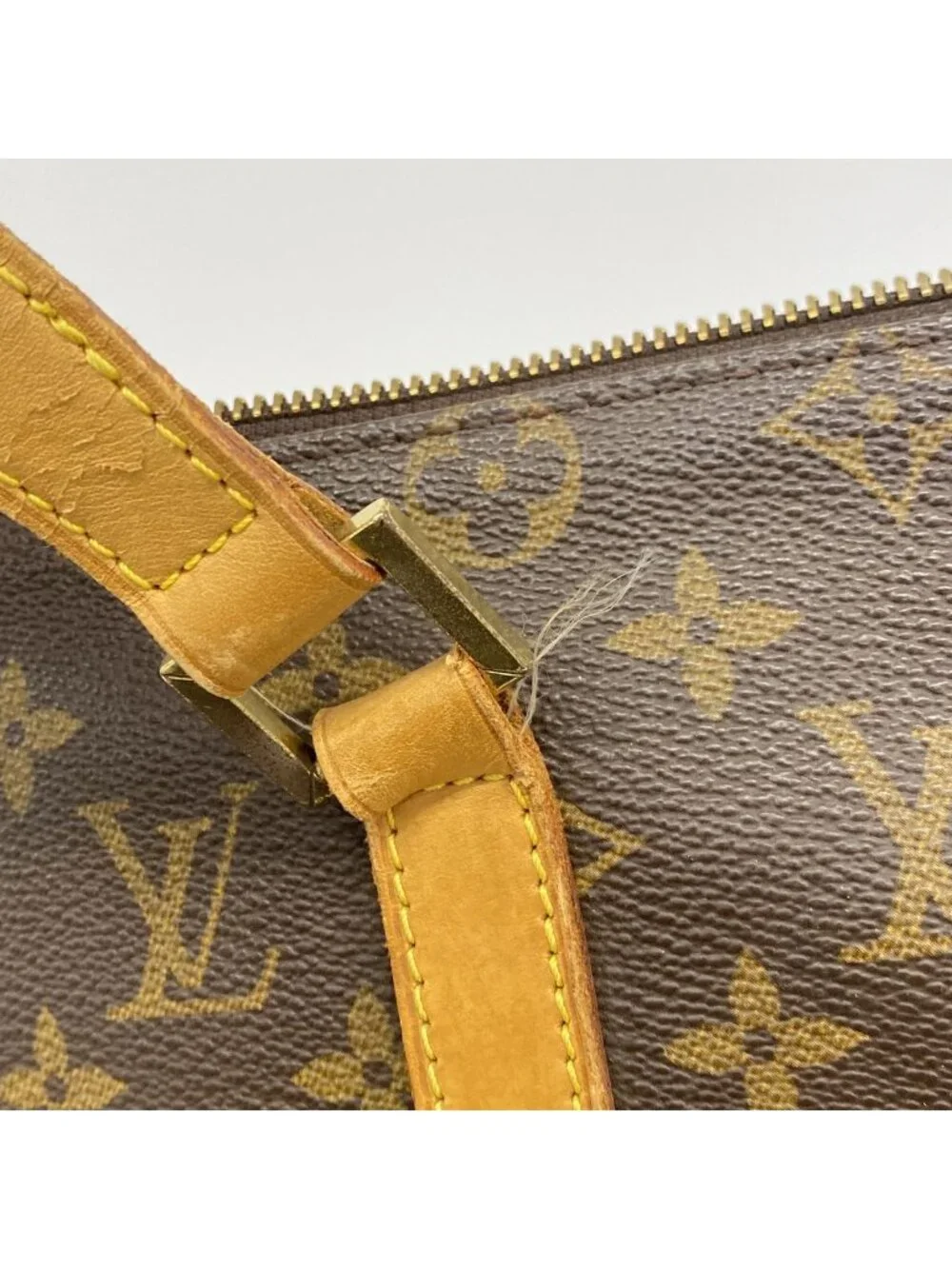 Louis Vuitton Tote Monogram Cabas Mezzo Brown